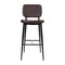 Flash Furniture Brown LeatherSoft Barstools with Footrest, PK2 AY-S01-BR-GG - alternate 6